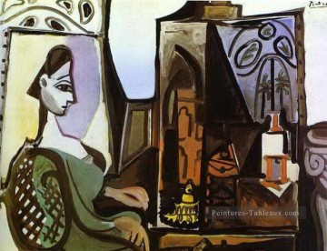 Jacqueline dans Studio 1956 cubisme Pablo Picasso Peinture à l'huile